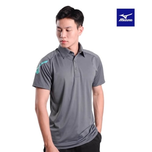 MIZUNO ÁO POLO THỂ THAO MIZUNO GHI